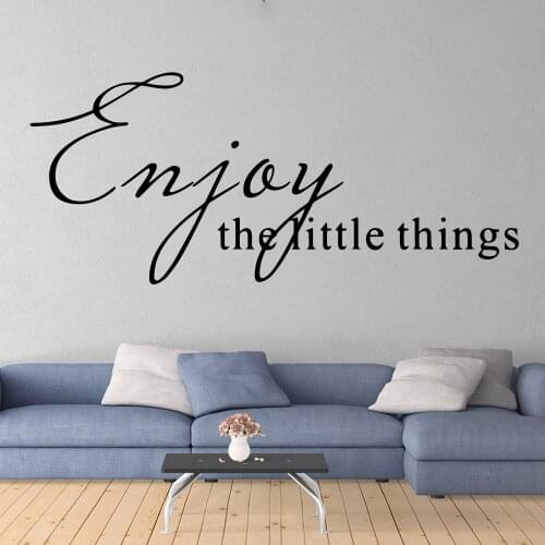 Free shipping Enjoy Sentence Home Decoration Accessories For Kids Rooms Decoration Wall Art MURAL Drop Shipping