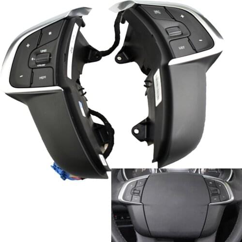 Free Shipping High Quality Car Accessories Brandnew Original Steering Wheel Control Button Switch Fit For Citroen C4 2013-2016