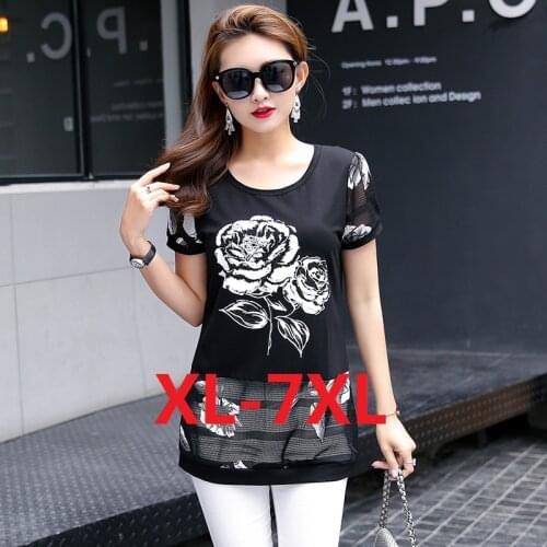 Plus size Blouse 2020 Summer Style Fashion Chiffon Shirts Women Blouses Casual Womens Clothing Tops Woman clothes