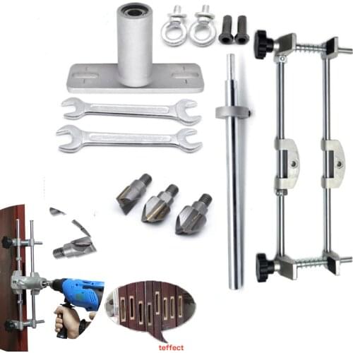Woodworking tools solid wood door lock hole opener slot machine indoor installation lock drilling set