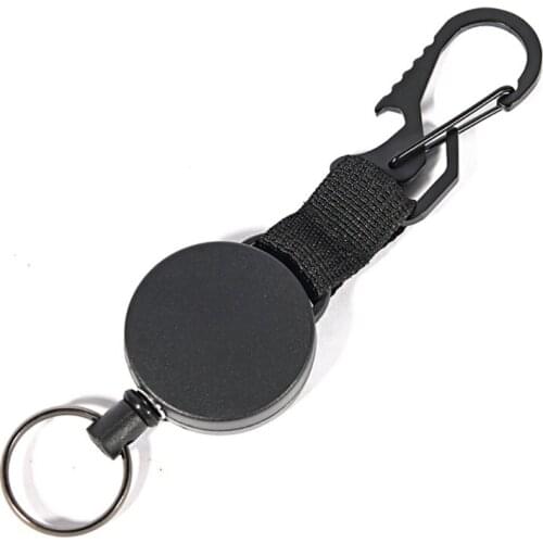 Balight Creative Keychain Carabiner Holder Climbing Screw Lock Hanging Hooks Quick Release Buckle Camping Hiking