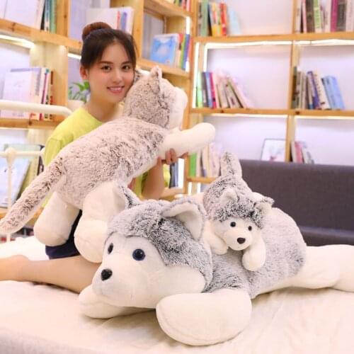 Cute Dog Plush Toy Soft Stuffed Animal Pillow Christmas Gifts for Kids Valentine Present