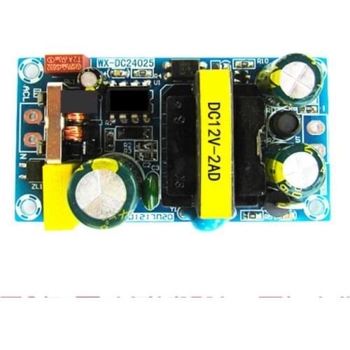 Power source Module AC-DC Converter 110v 220v to DC 12V 2A Max 4A 24W Switching Power Supply Board