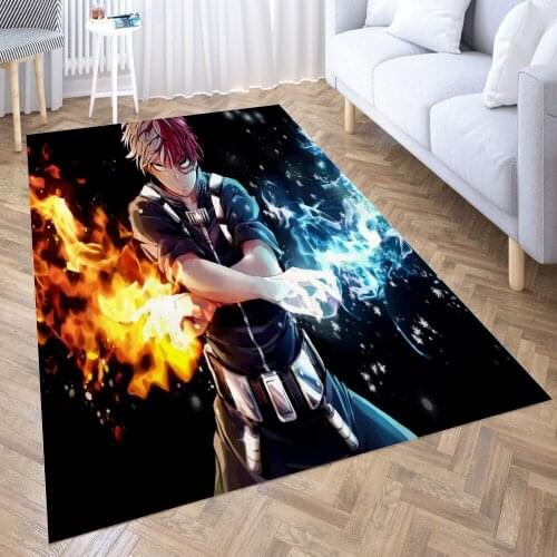 My Hero Academia Carpet Decora Home Bedroom Kitchen Anti-slip Mat Rug Doormat Aisle Floor Mat Bath Mats Doormat