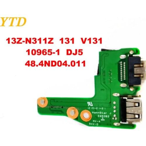 Original for DELL 13Z-N311Z 131 V131 USB board Audio board 13Z-N311Z 10965-1 DJ5 48.4ND04.011 tested good free shipping