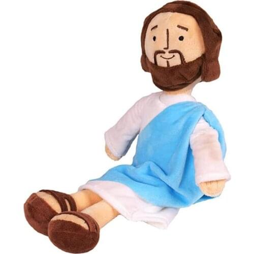 32cm Plush Toys Jesus Christ Cartoon Stuffed Doll Soft Cushion Lovely Sleep Pillow For Kids Children Birthday Christmas Gifts