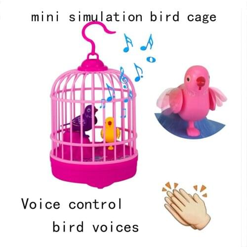 New Year Gift Mini Talking Singing Bird Interactive Electronic Pet Toys Voice Control Music Educational Simulation Bird for Kids