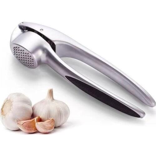 Zinc Alloy Garlic Press Squeezer Chopper Handheld Device Metal Mincer Ginger Crusher Vegetables Masher Practical Kitchen Tools