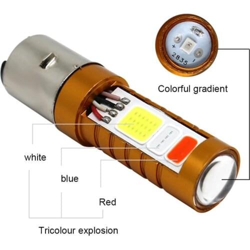 Changable Car Led H4 H7 Motorcycle Headlight P15D H6 LED Moto Lamp Wireless Motor Bulb Light Head BA20D Supplies Motorcycle