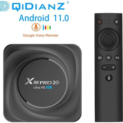 X88 PRO 20 Rockchip RK3566 8GB RAM 128GB Smart TV Box Android 11 Support Google Assistant Youtube TVBOX Media Player X88PRO