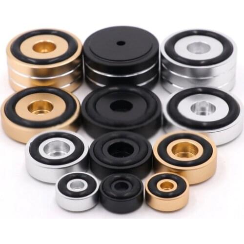 S-009 All Aluminium 1 set/4 Pieces Power Amplifier Shock Foot Cushion speaker/CD Player/Subwoofer Shock feet