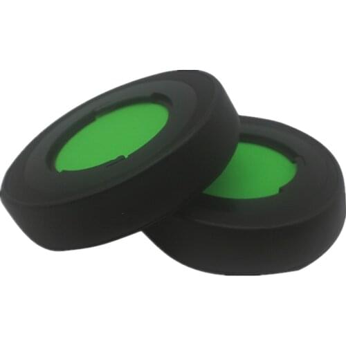 Replacement Memory Foam Ear Pads Cushions Cover for Razer Kraken Pro V2 Gaming headphones Durable Protein Leather