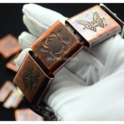 1piece Steel Fire Meter Buckle Copper EDC Accessories Steel Fire Skull Tactical Backpack Buckle