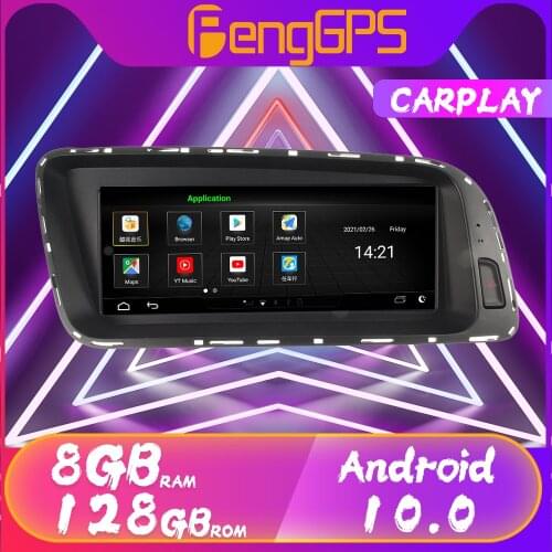 128G Android10 PX6 DSP For Audi Q5 2009 2010 2016 Car DVD GPS Navigation Auto Radio Stereo Video Multifunction CarPlay HeadUnit