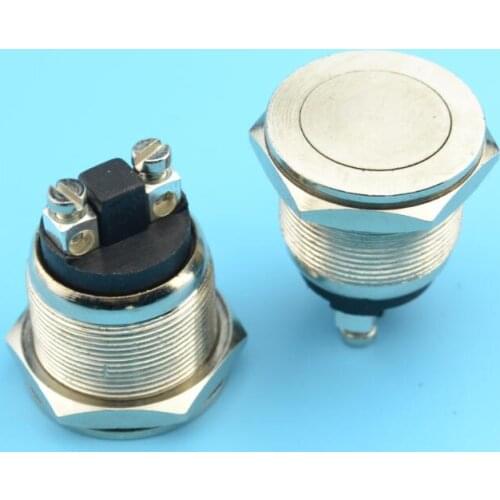 19MM flush push button switch metal switch