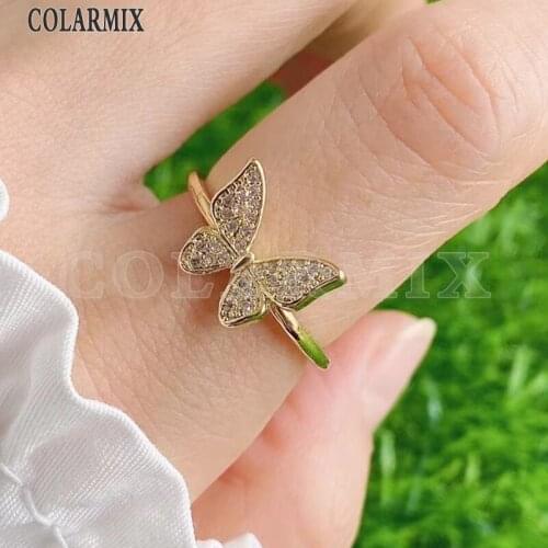 6Piece Mix shape Zircon rings fashion jewelry rings accessories jewels for women zircon jewelry party ring Zircon rings51659