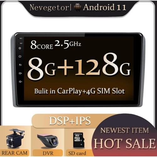 128G IPS DSP Android 11 Car Multimedia Player head unit For Radio NavigationGPS