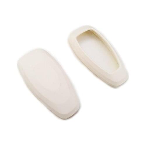 WHITE Keyless Remote Protection Case For Ford Focus Kuga C-Max Mondeo Fiesta