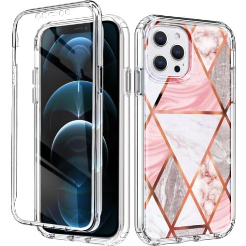 For Samsung Galaxy S21 S30 Ultra Plus A51 A52 A71 A72 A11 M11 A12 A30 A31 A32 A41 A42 Fundas 360 Front + Back Double-sided Cases