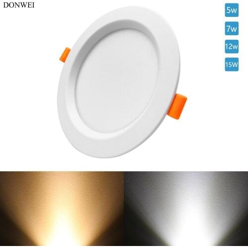 DONWEI Indoor Decor LED Downlight Round High Quality Aluminum Alloy Down Lights for Home Living Room Hallway 5W 7W 12W 18W