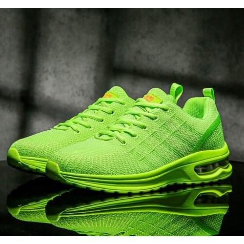 Hot Sale Mens Cushion Casual Running Shoes Male Cushioning Comfortable Jogging Sneakers Ladies Green Hiking Sneakers