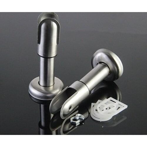 Door Stops Toilet Partition Hardware Fittings Thickened Stainless Steel Support Foot Base for Kitchen Furniture Shelves Sofa Bed