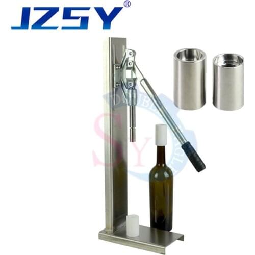 JZSY Home Manual Stainless Steel Corkers Wine Corking Machine Capping Tool Brewed Wine Bottle Cork Hand Press Inserting Machine