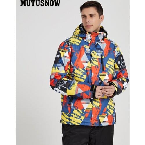 Ski Jackets Brands 2020 New Outdoor Sports Mens Windproof Waterproof Breathable Warm Hooded Coat Winter Male Snowboard Jacket