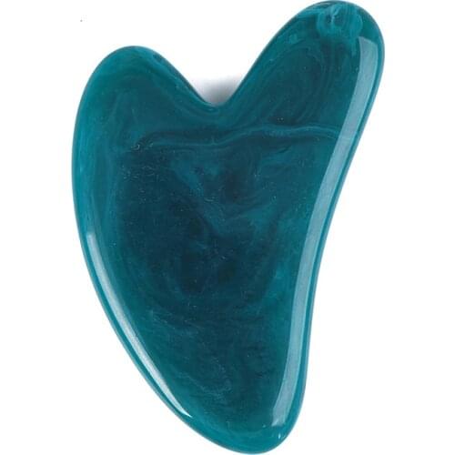 Resin Heart-shaped Scraping Tablet Massage Back Neck Waist Beauty Salon Spa Skin Care Lifting Firming Wrinkle Removing Thin Face