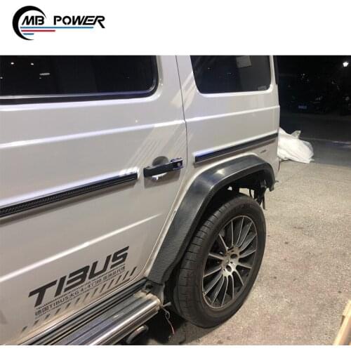New! G CLASS w464 W463A dry carbon fiber over fender for high quality dry CF material fender flares Wheel eyebrow