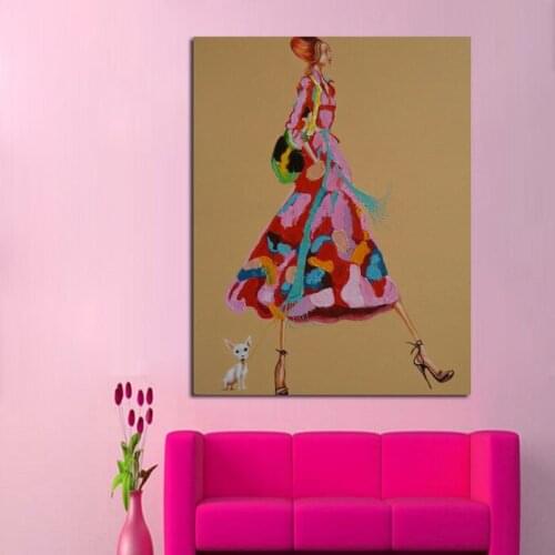 New York City Beauty Knife Oil Painting Modern Decorative Home Art Wall Picture Top Selling Movie Poster Painting On Canvas