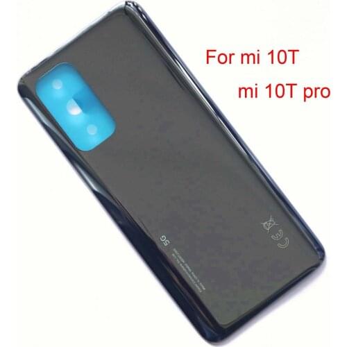 Original Battery Cover for mi 10T&mi 10T pro Back housing cover with double side Adhesive