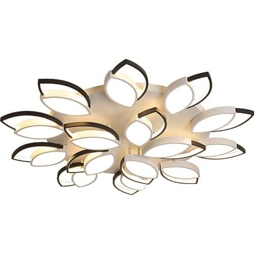 Remote control Modern Led Chandelier sunflower round light For Bedroom Dining Room Home Deco Acrylic Ceiling Chandelier Fixtures