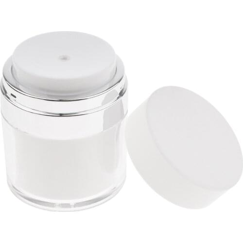 Empty Airless Cosmetic Container Face Cream Lotion Skincare Jar Pot Case Cosmetics Refill Container 50g