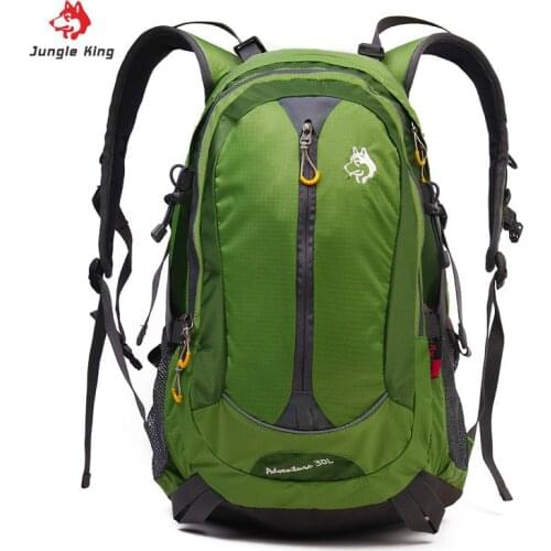 Jungle King Nylon 30L Brand Mountaineering Bag Outdoor Sports Backpack Travel Waterproof Rucksack Men Women Climbing Knapsack