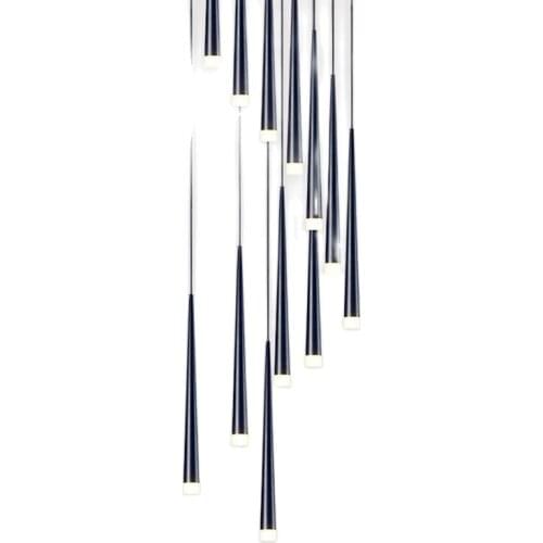 Modern Novelty design LED Pendant Lights Nordic long downlight Pendant Lamps for Living Room Bedroom Restaurant kitchen Foyer