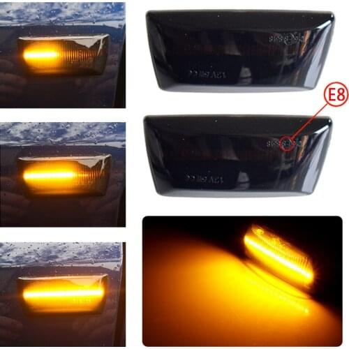 2pcs LED Dynamic Side Marker Turn Signal Light Indicator For Opel Insignia Astra H Zafira B Corsa D For Chevrolet Cruze