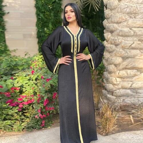 Ucn Kaftan Dubai Abaya Turkey Muslim Hijab Dress Islam Clothing Abayas For Women Dresses Robe Djellaba Femme Caftan Marocain