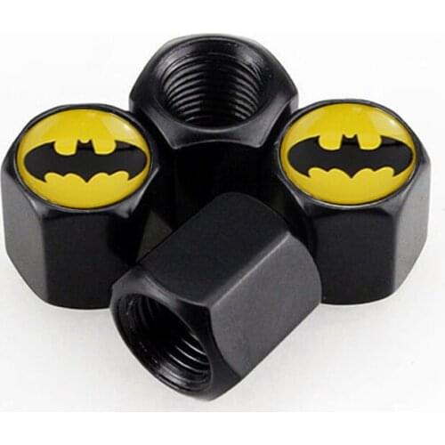 Universal Car Wheel Plugs Valve Caps Auto Tires Bat Styling Air Rim Cover Accessories Dust Proof Stem Cap For Moto Bicycle Parts