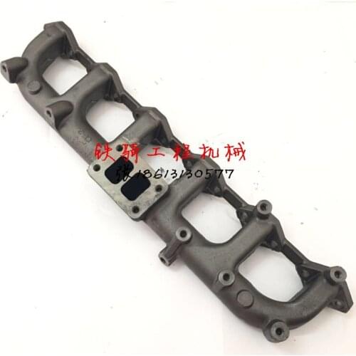 Free shipping for Kobelco SK200-6 230-6E 250-6 exhaust branch Mitsubishi 6D34 engine digger accessories digger parts