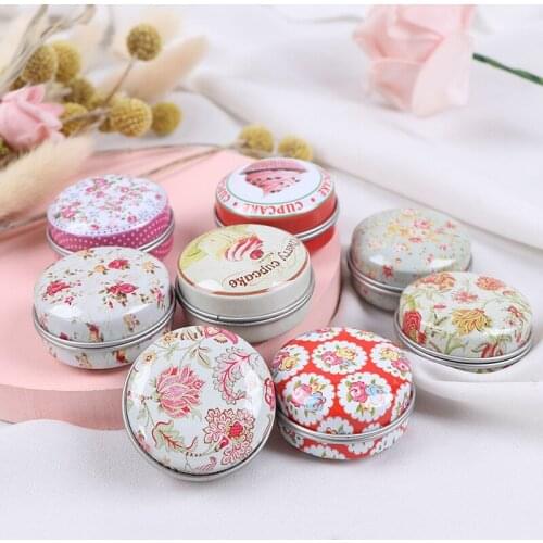 1PCS Mini Tin Pill Case Box Metal Packing Tin Jar Boxes Small Medicine Case Cans Coin Headphones Nail Travel Pill Box