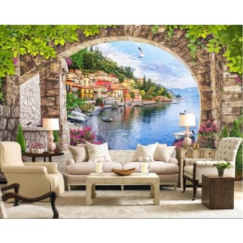 12 Custom Wallpaper City View Venice Peaceful Harbour Wall Mural Living Room Bedroom Wallpaper