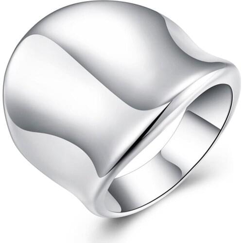 2018 Hot Silver color thumb finger ring fashion jewelry unisex cool street style Top quality size 6-10# R052