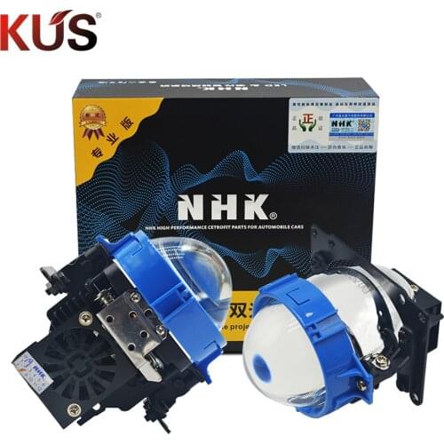 35W BI LED projector lens car headlight retrofit universal LED Headllamp High Low Beam led lens Car accessories