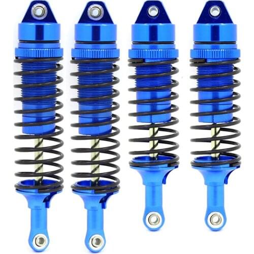4pcs Aluminum Front & Rear Shock Absorber for 1/10 Slash 4x4 RC Truck Assembled Upgrade Parts