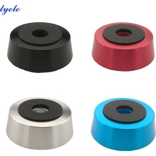 4PCS amplifier feet 40*15mm Aluminum Shock Absorber Speaker Turntable Feet