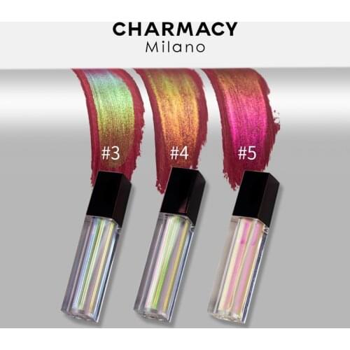 Glitter Lip Gloss Make Up Set Chameleon Lipgloss High Pigment Shimmer Lip Sparkle Duochrome Lip Tint maquillaje mujer CHARMACY
