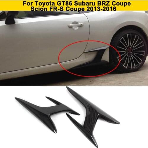 Carbon Fiber Side Skirts Side Bumper Fenders For Toyota GT86 Subaru BRZ Coupe Scion FR-S Coupe 2013 2014 2015 2016 Molding Trims