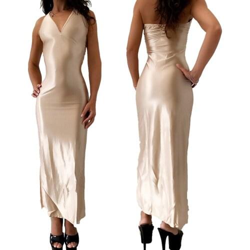 WONDER BEAUTY Women Fashion V-neck Bodycon Long Dresses Rayon Bandage Dress Evening Party Dress Vestidos