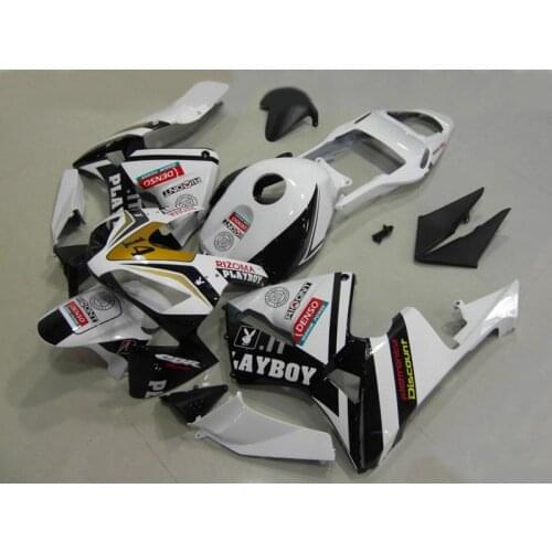 Custom Fairing kit for CBR600RR F5 03 04 CBR 600RR 2003 2004 cbr600rr ABS Cool white black Fairings set+gifts HR20